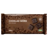 CHOKLAD MÖRK Mørk sjokolade, Rainforest Alliance-sertifisert, 100 g