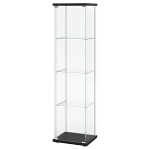 Detolf Vitrineskap Brunsvart Ikea
