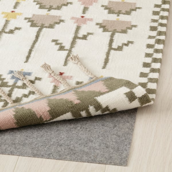 FODERLOSTA Teppe, flatvevd, natur/håndlaget, 170x240 cm