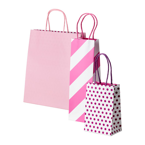 FRAMSTÄLLA Gaveposer, sett med 3 IKEA