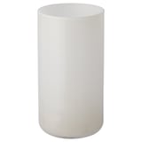 HÄCKOXEL Vase, hvit, 20 cm