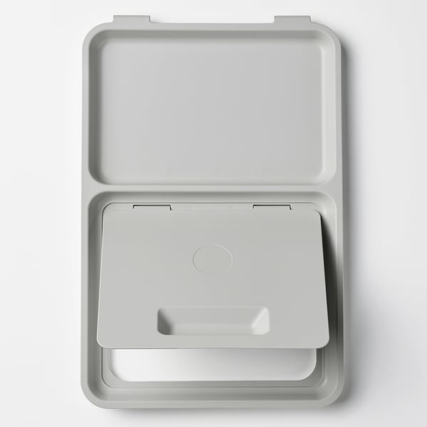 HÅLLBAR Lokk til dunk 22/35 liter, lys grå