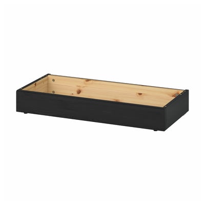HAVSTA Sokkelfront, svart, 81x37x12 cm