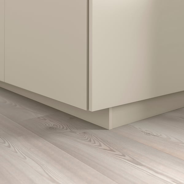 HAVSTORP Sokkelfront, beige, 220x8 cm