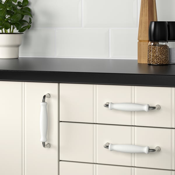 Hishult Handtak Porselen Hvit 140 Mm Ikea