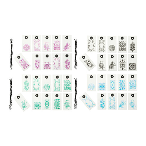 HISTORISK Gaveetiketter IKEA