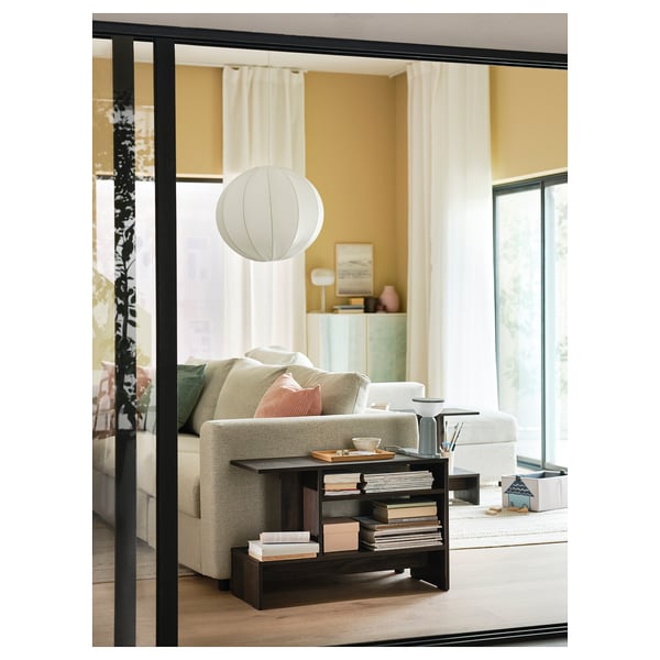 HOLMERUD Bord, mørk brun, 80x31 cm