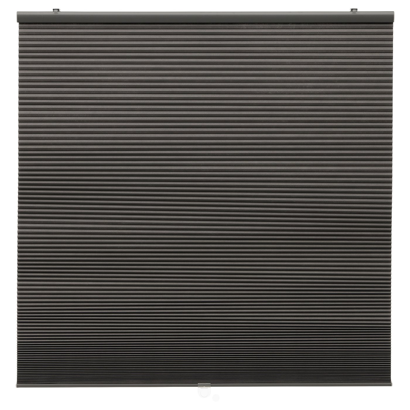 HOPPVALS Lysdempende plisségardin - grå 80x155 cm