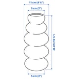 KÄLLARHALS Vase, oransje, 26 cm