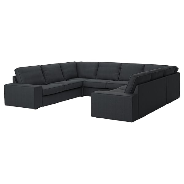 KIVIK U-formet 6-seters sofa, Tresund antrasitt