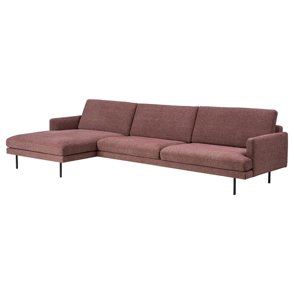 Https Www Ikea Com No No P Klintorp 4 Seters Sofa Med Sjeselong Venstre Rodbrun 50468929 Ikea