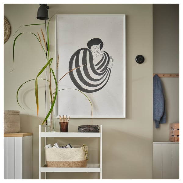 KNOPPÄNG Ramme, hvit, 50x70 cm