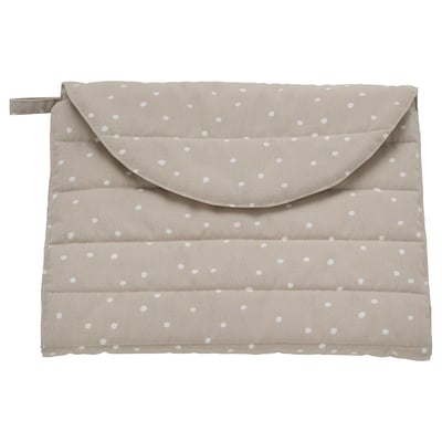 LEN Stellematte, beige/prikker sammenleggbar, 70x35 cm