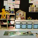 LILLABO Teppe, grønn, 75x133 cm