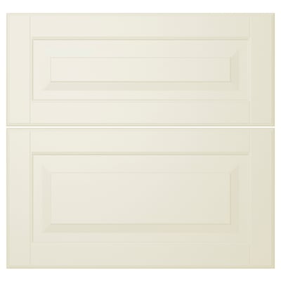 LILLBYN Kolonialskuffefront, sett m 2 stk., offwhite, 60x57 cm