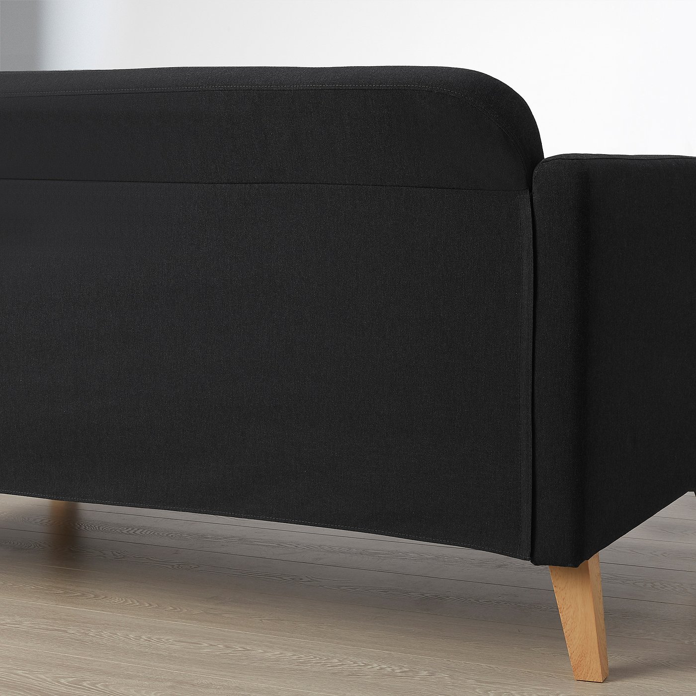 LINANÄS 3-seters sofa, med sjeselong/Vissle mørk grå - IKEA