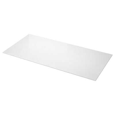 LOCKEBO Spesialtilpasset benkeplate, hvit marmormønstret/glasskompositt, 1 m²x2.0 cm