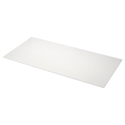 LOCKEBO Spesialtilpasset benkeplate, hvit mineralmønstret/glasskompositt, 1 m²x2.0 cm