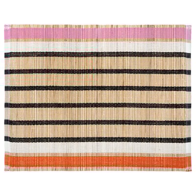 MÄVINN Kuvertbrikke, bananfiber/striper, 35x45 cm