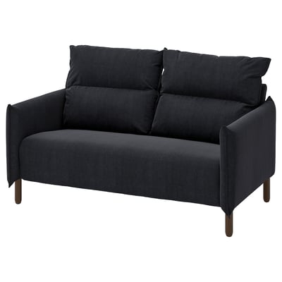 MANNARP 2-seters sofa, Saxemara blåsvart