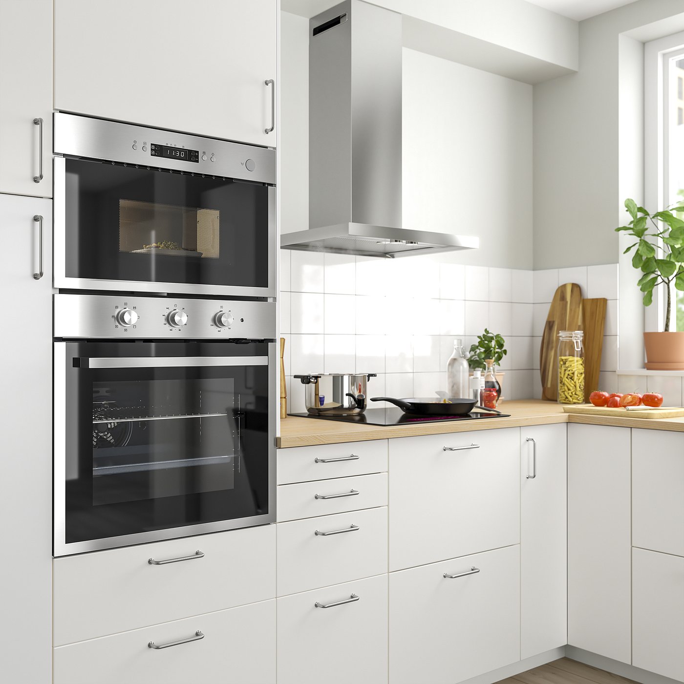 MATÄLSKARE Mikrobølgeovn, IKEA 300 rustfritt stål