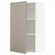 METOD Veggskap med hylleplater, hvit/Stensund beige, 60x100 cm