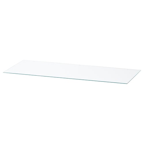 NORDLI Glassplate, klar, 120x47 cm