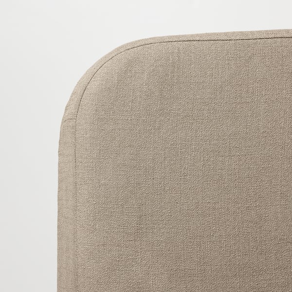 NYHAMN 3-seters sovesofa, med skummadrass/Naggen beige