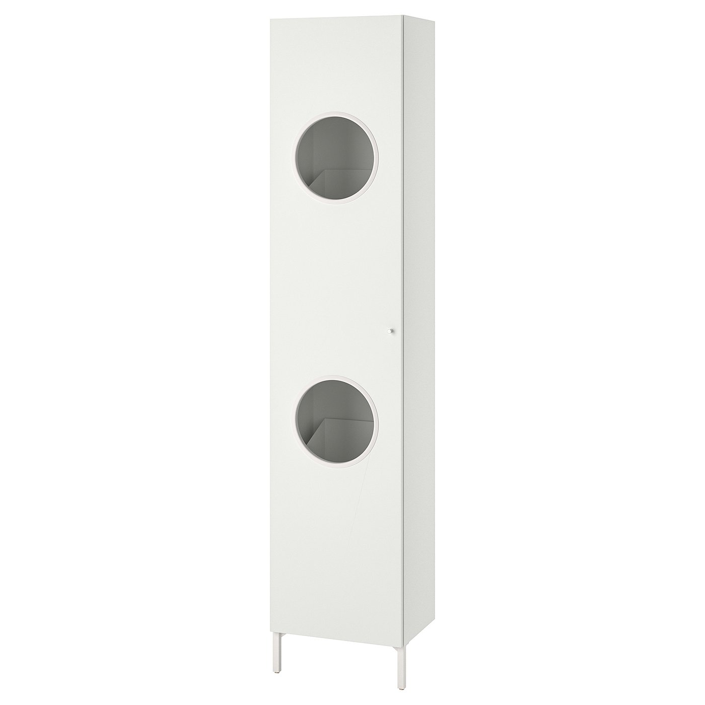 NYSJÖN skittentøyskap, hvit, 40x190 cm - IKEA