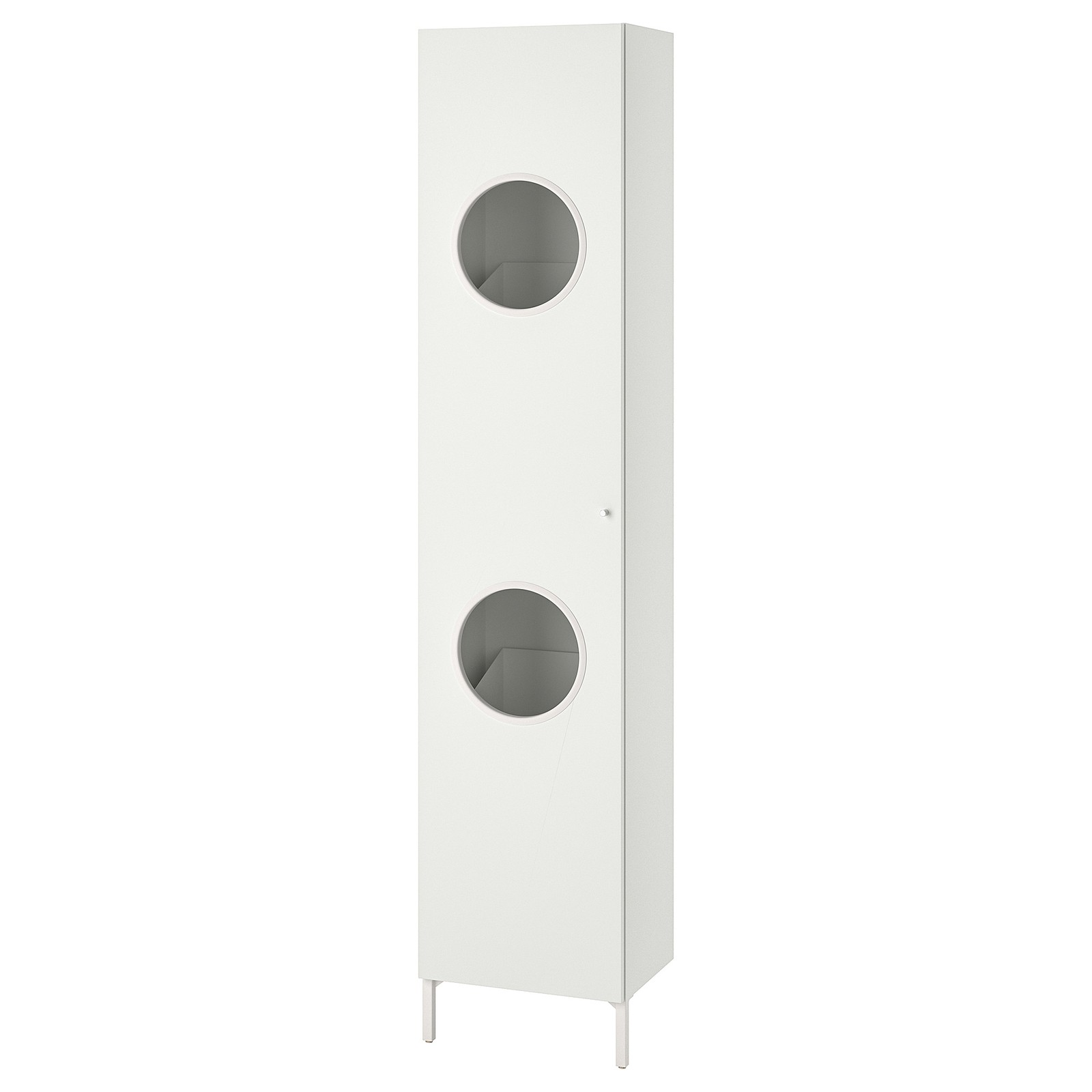 NYSJÖN Skittentøyskap, hvit, 40x190 cm - IKEA