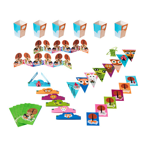 ÖVERLÄGSEN 27-delers festsett IKEA