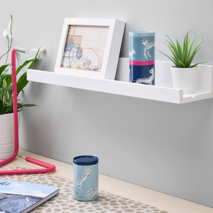 PLUGGHÄST Oppbevaringsboks med lokk, 3 stk., katt ...