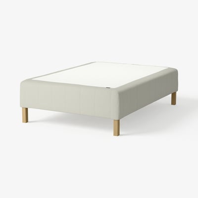 RÅHOLMAR Rammemadrass, pocketfjærer, 5 soner, inkludert bein medium/Knisa lys beige, 140x200 cm