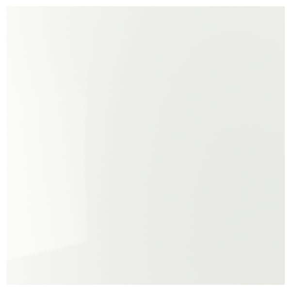 SIBBARP Spesialtilpasset veggplate, høyglans hvit/laminat, 1 m²x1.3 cm