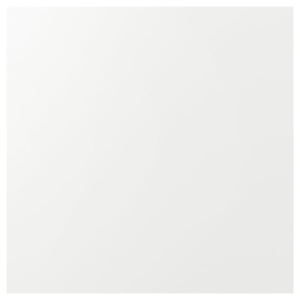 SIBBARP Spesialtilpasset veggplate, hvit laminat, 1 m²x1.3 cm
