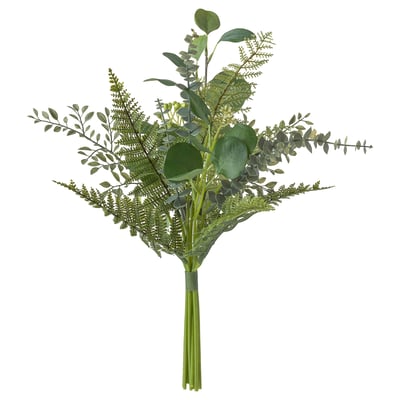SMYCKA Bukett kunstige blomster, inne/ute grønn, 50 cm