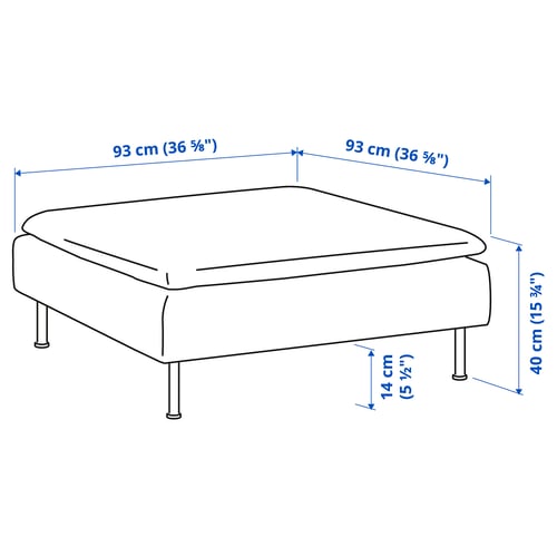 SÖDERHAMN Fotskammel, Johanneshov mørk grønn