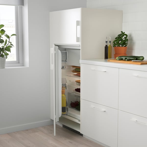 Vinterkall Kjoleskap Fryser Med Dobbeltdor Ikea 700 Frittstaende Rustfritt Stal 341 171 L Ikea