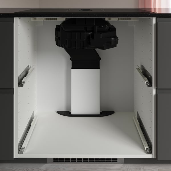 TÄCKNAN Induksjonstopp/m ventilator resirk, IKEA 300/svart