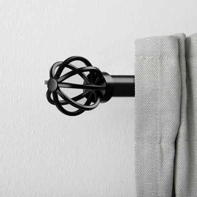 TALLBARSMAL Endeknotter, 1 par, svart