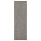 Alternativ: TIPHEDE Teppe, flatvevd, svart/natur, 80x250 cm