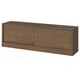 TONSTAD TV-benk, brun beiset eikefiner, 178x37x55 cm