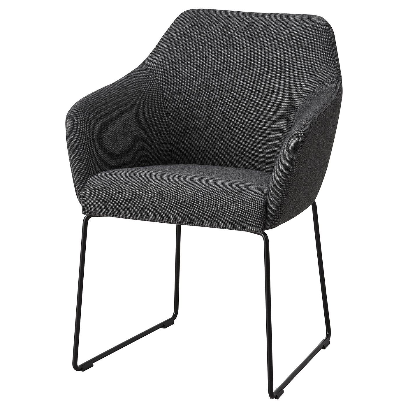 TOSSBERG Stol - metall svart, grå - IKEA