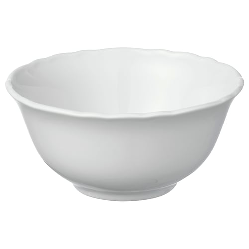 UPPLAGA Skål, hvit, 13 cm