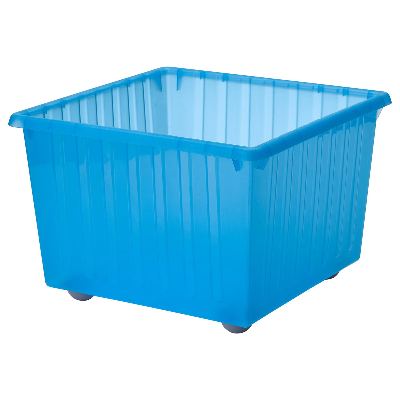 VESSLA Oppbevaring med hjul - blå - IKEA