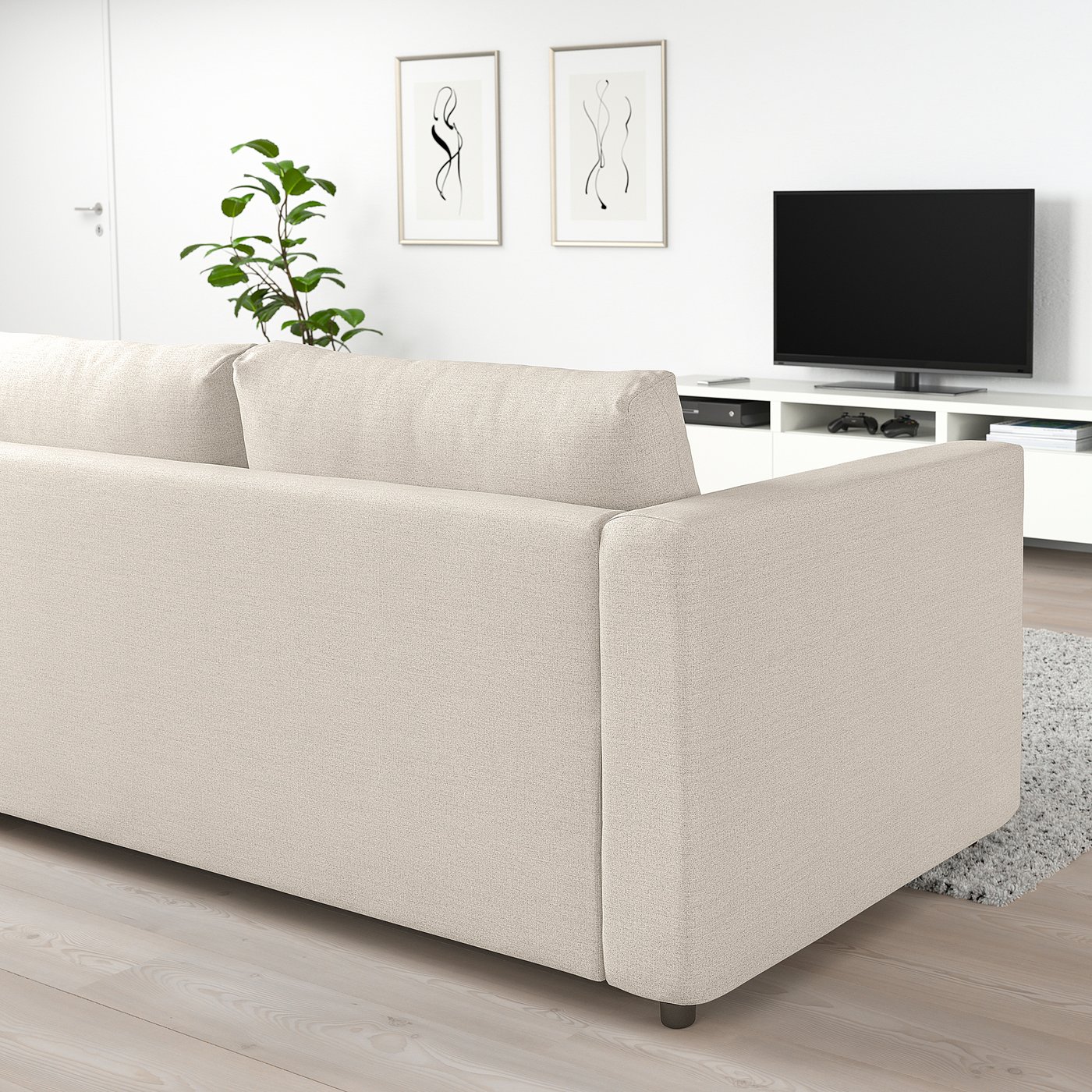 VIMLE 3-seters sovesofa - Gunnared beige