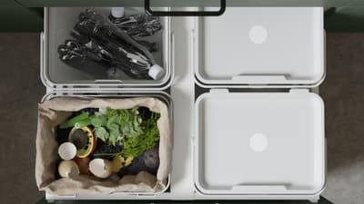 Kitchen cupboard bins
