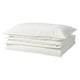 ÄNGSLILJA Duvet cover and pillowcase, white, 150x200/50x80 cm