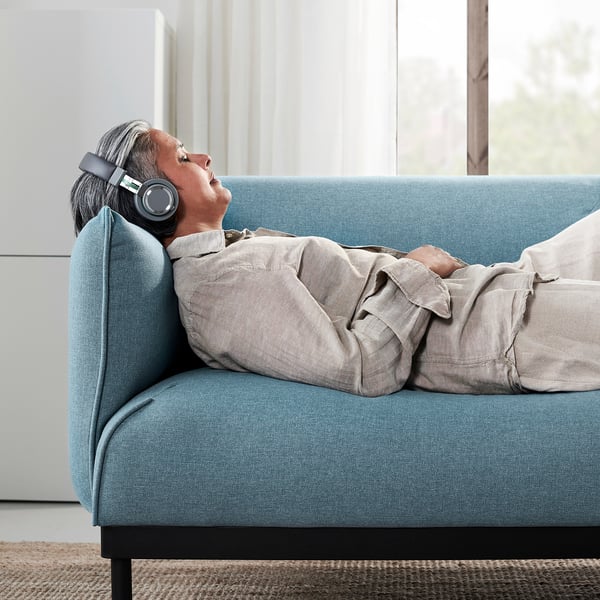 ÄPPLARYD 3-seat sofa, Gunnared light blue