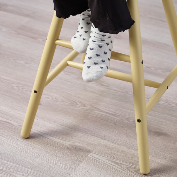 AGAM Junior chair, light beige-yellow
